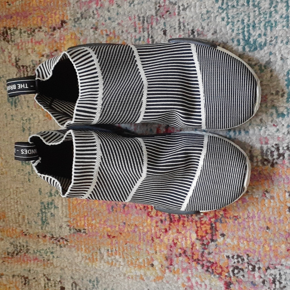 Adidas Men's NMD_CS1 Primeknit 'Core Black' Marathon Running Shoes/Sneakers 9.5